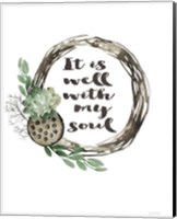 Framed Well With My Soul - Wreath
