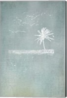 Framed Beach Palm I