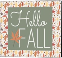 Framed Hello Fall II