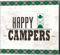 Framed Happy Campers