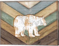 Framed Lodge Bear