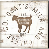 Framed 'Goat's Milk and Cheese Co. II' border=