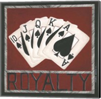 Framed Royal Flush