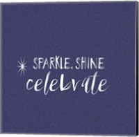Framed Sparkle Shine Celebrate