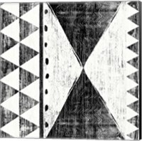Framed Patterns of the Savanna II BW