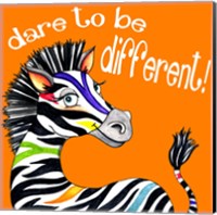 Framed 'Different Zebra' border=