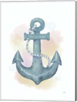 Framed Watercolor Anchor