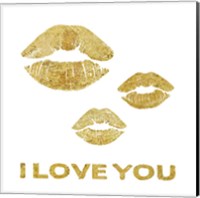 Framed 'Lip Love' border=