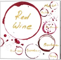 Framed 'Red Wine' border=