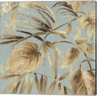 Framed 'Gold Palms II' border=