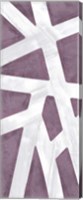 Framed Striped Purple II