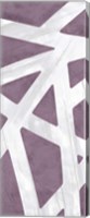 Framed Striped Purple III