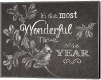 Framed Chalkboard Christmas Sayings VI