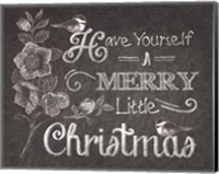 Framed Chalkboard Christmas Sayings V