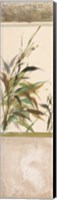 Framed Scrolled Textural Grass IV