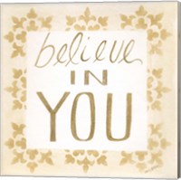 Framed 'Believe in You' border=