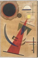 Framed Pointed Red Shape, 1925