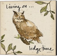 Framed 'Lodge Life VI' border=