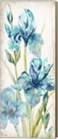 Framed Watercolor Iris Panel REV II