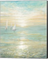 Framed Sunrise Sailboats I