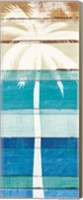 Framed Beachscape Palms V
