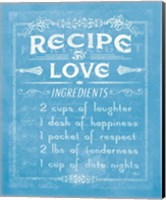 Framed Life Recipes I Blue