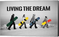 Framed Living The Dream - Pop Of Color Snowboards