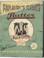 Framed Farmer's Choice Butter