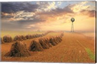 Framed Amish Country Sunrise