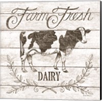 Framed Farm Fresh Dairy