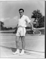 Framed 1930s Man Wearing Tennis Whites