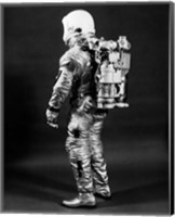 Framed 1960s Side View Of Astronaut