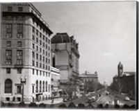 Framed 1940s Pennsylvania Avenue With Capitol Building