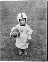 Framed 1950s Boy Standing In Grass