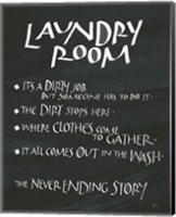 Framed Laundry Room Sayings