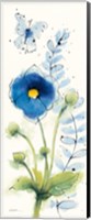 Framed Independent Blooms Blue V
