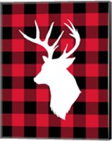 Framed Deer Lumberjack