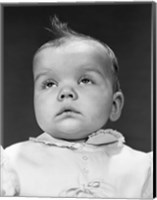 Framed 1950s Baby Portrait Wear Dress