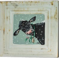 Framed Cow with Bells