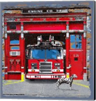 Framed Fire House