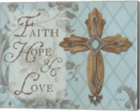 Framed Faith Hope Love