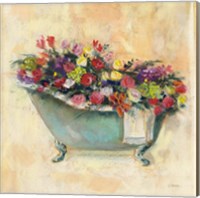 Framed Bathtub Bouquet I