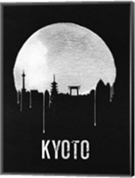 Framed Kyoto Skyline Black