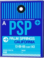 Framed PSP Palm Springs Luggage Tag II