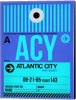 Framed ACY Atlantic City Luggage Tag I