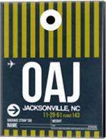 Framed OAJ Jacksonville Luggage Tag II