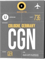 Framed CGN Cologne Luggage Tag II