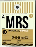 Framed MRS Marseille Luggage Tag I