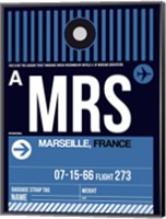 Framed MRS Marseille Luggage Tag II