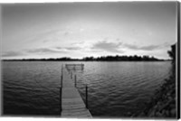 Framed Pier in Lake Minnetonka, Minnesota